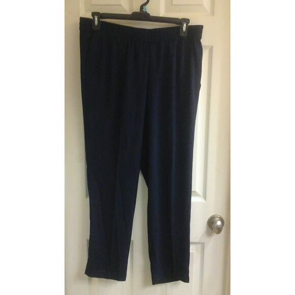 VanHeusen Studio dress pants, women's sz 16, polyester, Blue Classy Chic NWT $78 - Picture 1 of 7